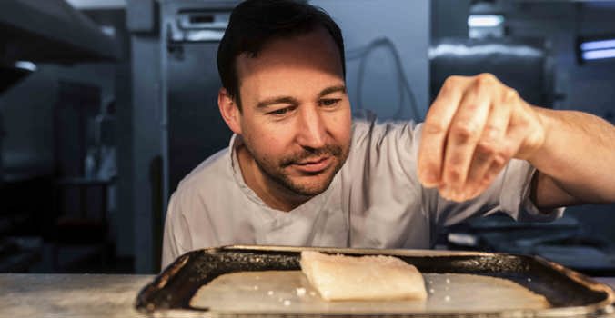 Brudenell Hotel - Chef - Preparing fish