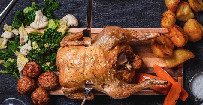 White Lion Hotel - Food - Roast Chicken