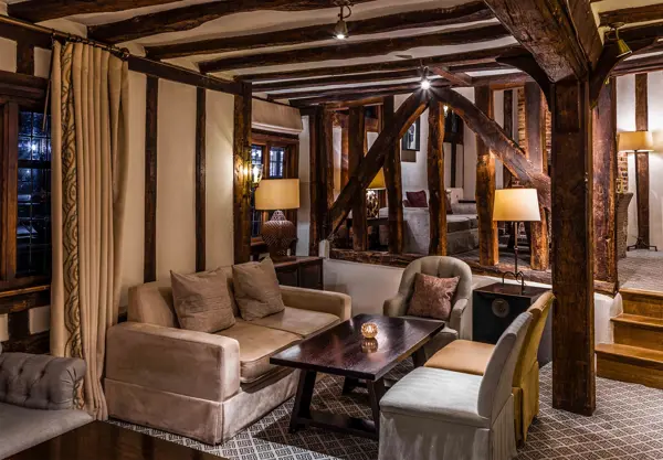 Lounge area at The Swan at Lavenham