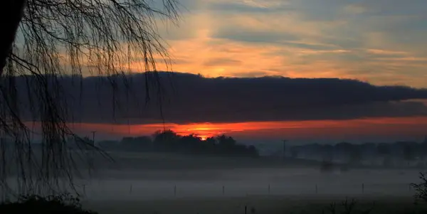 Sunset in Woodbridge